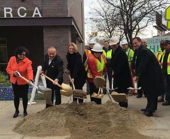 City Officials Break Ground 